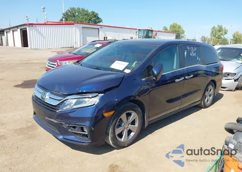 2018 Honda Odyssey Ex-L из США, поврежденный, VIN 5FNRL6H75JB006883
